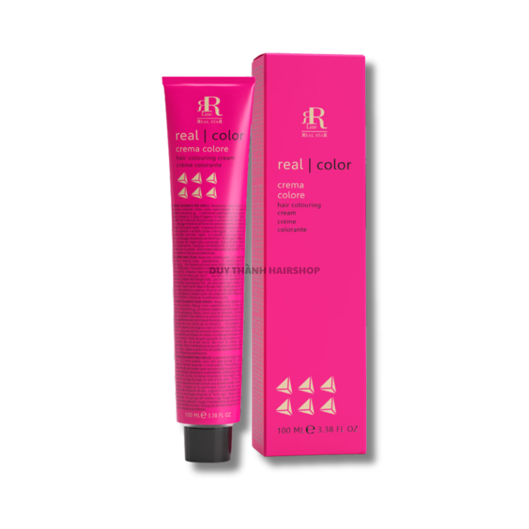 Màu nhuộm RR Màu nhuộm vĩnh cửu Real Star, màu nhuộm RR Italy bóng mượt bền màu 100 gram màu oxi hóa