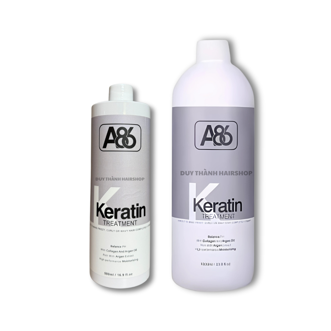 Keratin A86 Phục Hồi Tóc Chính Hãng 500ml/1000ml – Phục Hồi Tóc Nát, Tóc Nhũn Bền 3 Tháng, Cho Salon