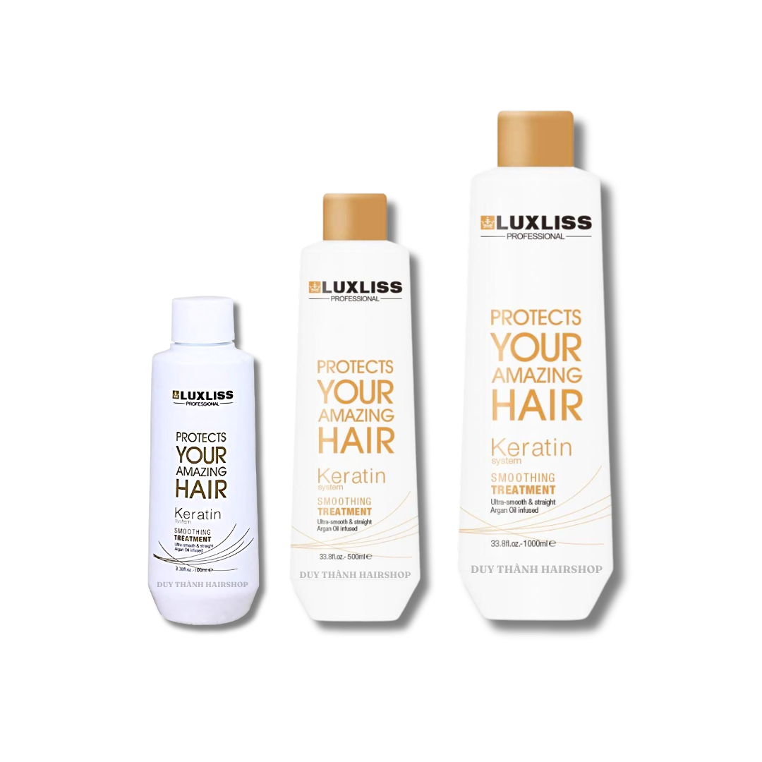 Keratin LUXLISS Phục Hồi Tóc Chính Hãng 200ml/500ml/1000ml – Keratin Cay Phục Hồi Tóc Hư Tổn, Tóc Nát
