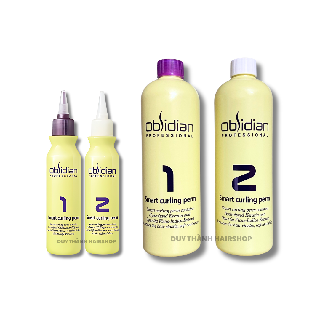 Uốn Lạnh 3D Obsidian Chính Hãng 120ml/ 500ml – Định Hình Lọn Tóc Xoăn Bồng Bềnh, Đàn Hồi Cao