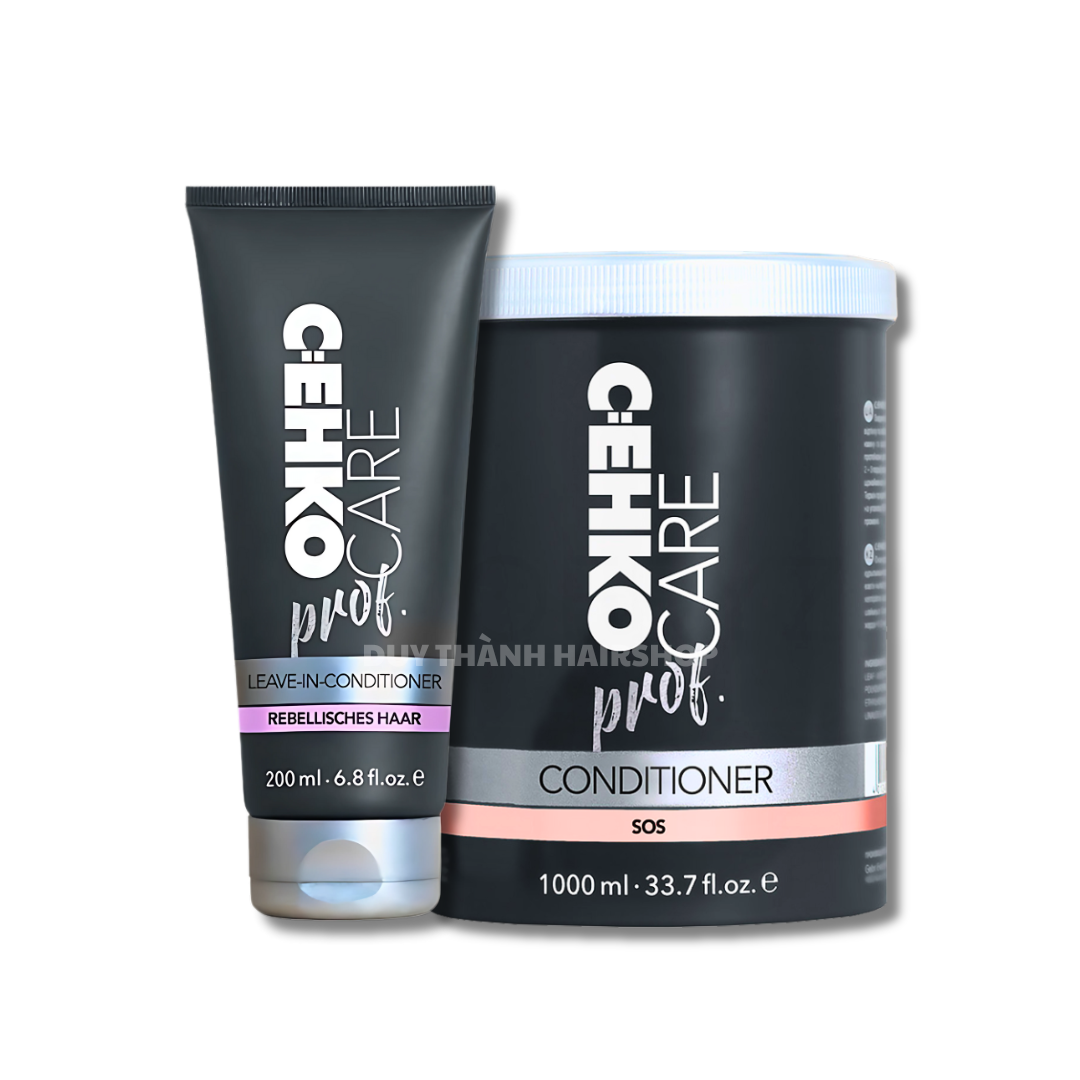 Kem Xả Khô Dưỡng Ẩm Tóc CEHKO Leave-In Conditioner 200ml/1000ml – Chính Hãng Đức, Phục Hồi Hư Tổn